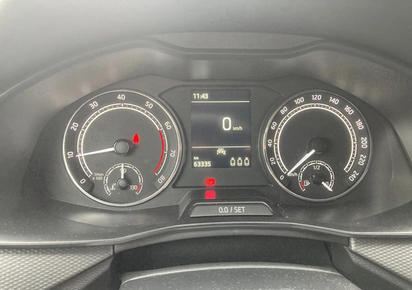 Skoda Scala cena 70000 przebieg: 64500, rok produkcji 2021 z Warszawa małe 56